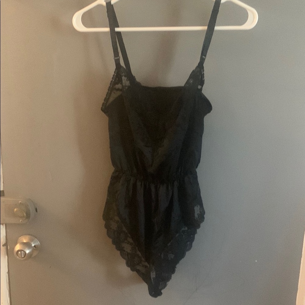 Vintage kesara teddy lace trim coquette whimsigoth